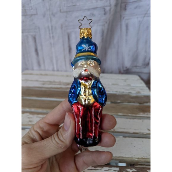 Inge glas Abraham Lincoln patriotic president glas